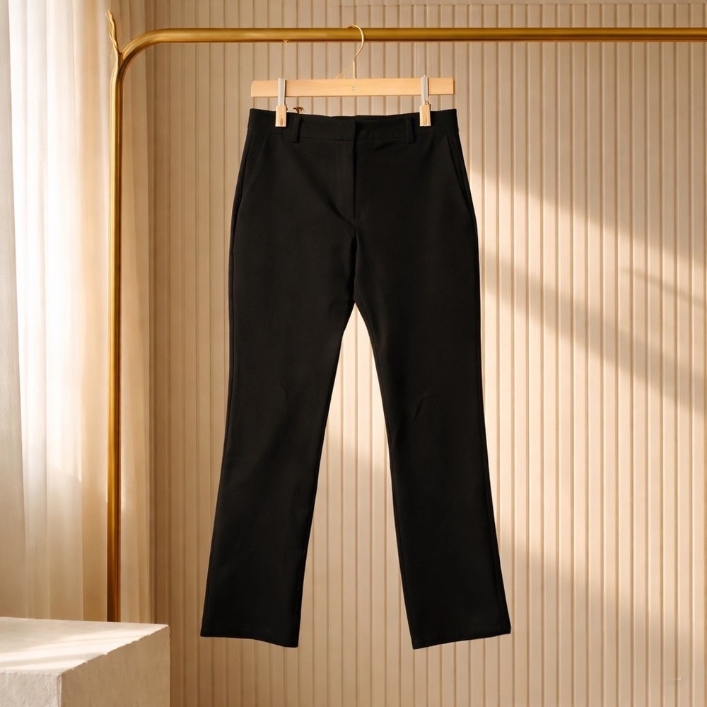 Quince Ultra Stretch Ponte Straight Leg Pants Size Small Minimalist Wokwear